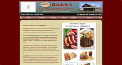 Desktop Screenshot of bardinemeats.com